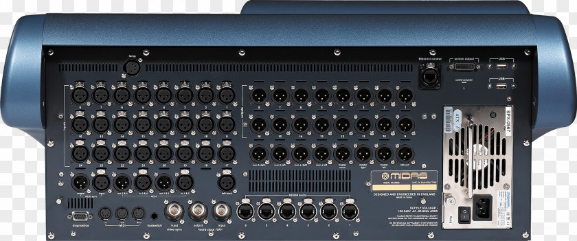 Mixer Microphone Digital Mixing Console Midas Consoles Audio Mixers XL8 PNG