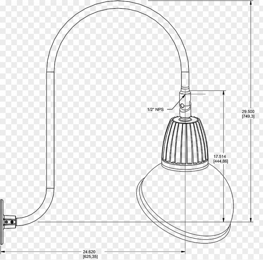 Shading Style Drawing Lighting Plumbing Fixtures PNG