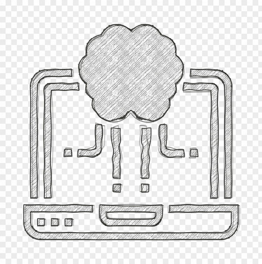 Art Line Artificial Intelligence Icon PNG