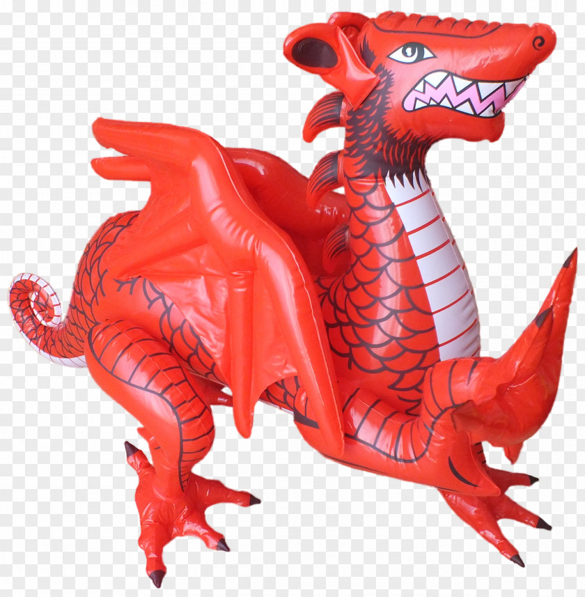 Inflatable Welsh Dragon Legendary Creature PNG