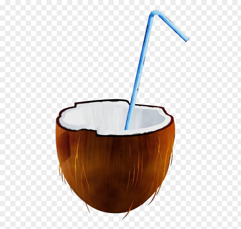 Liquid Drinking Straw Watercolor PNG