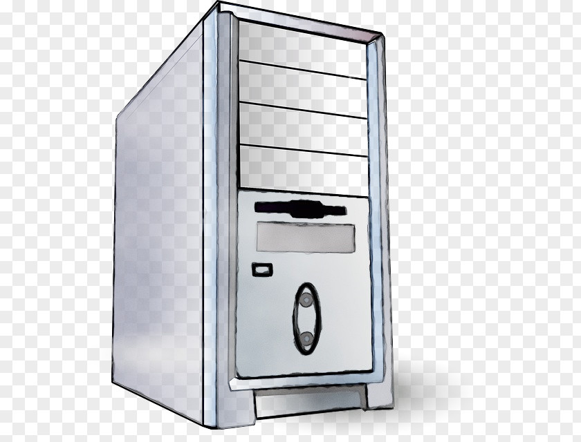 Metal Computer Case Drawer Technology Electronic Device PNG