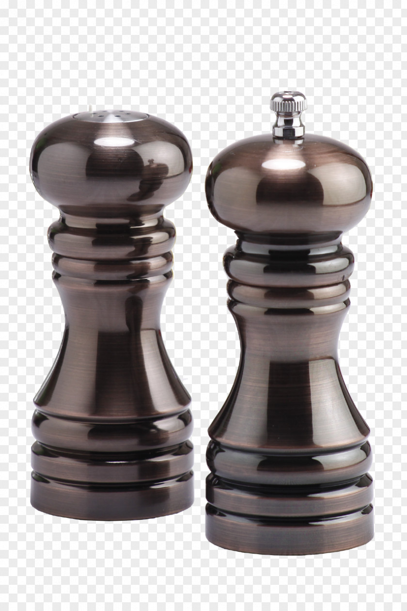 Salt Pepper Black Bronze Copper Chef PNG