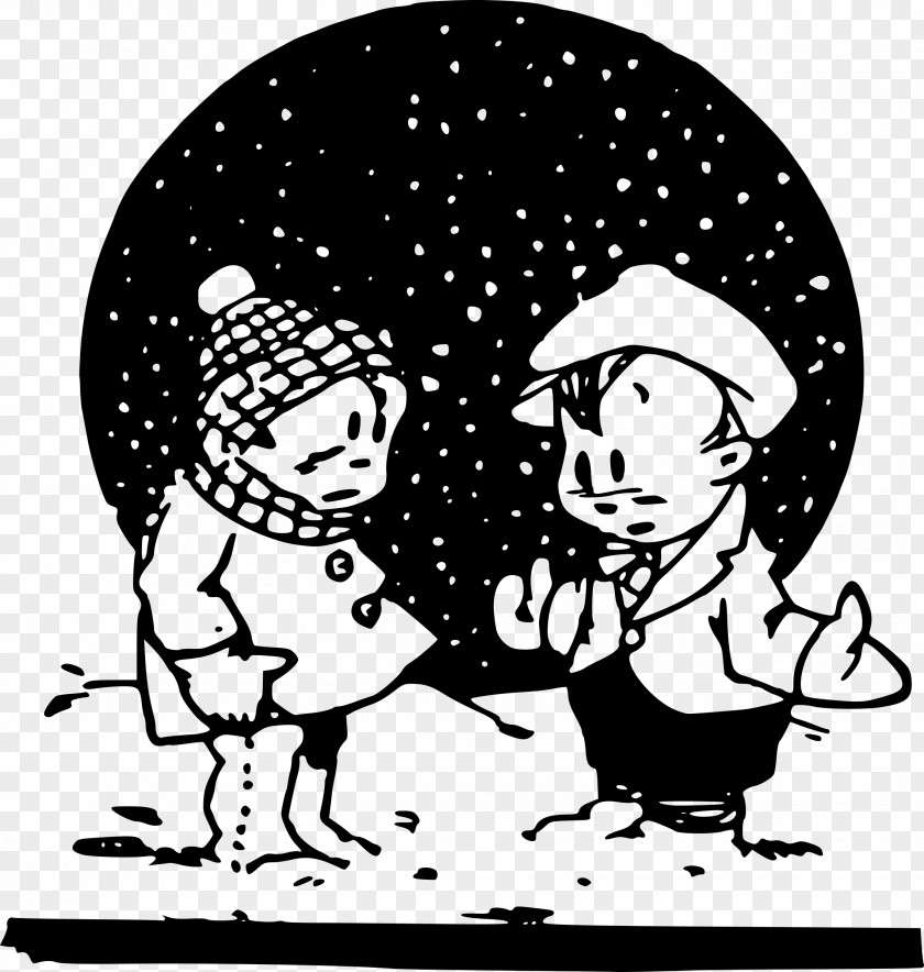 The Snowy Day Drawing Clip Art PNG