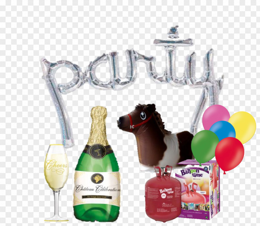 Karneval Balloon Party BoPET Silver Birthday PNG