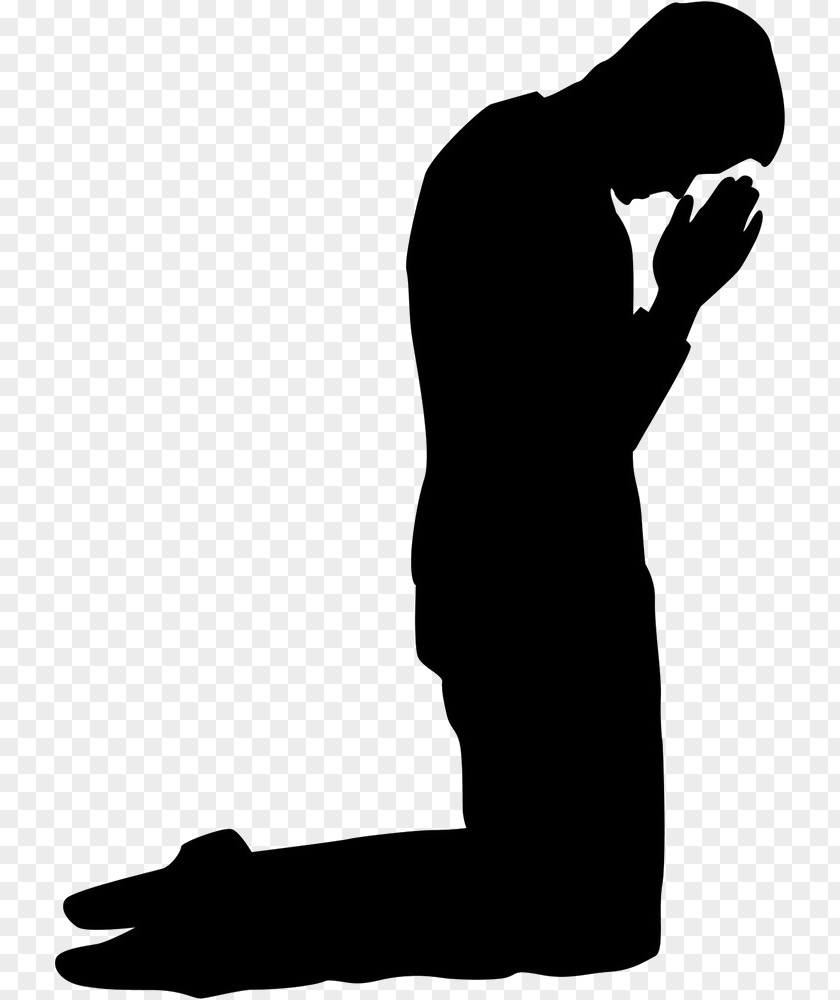 Man Prayer Clip Art Kneeling Woman PNG