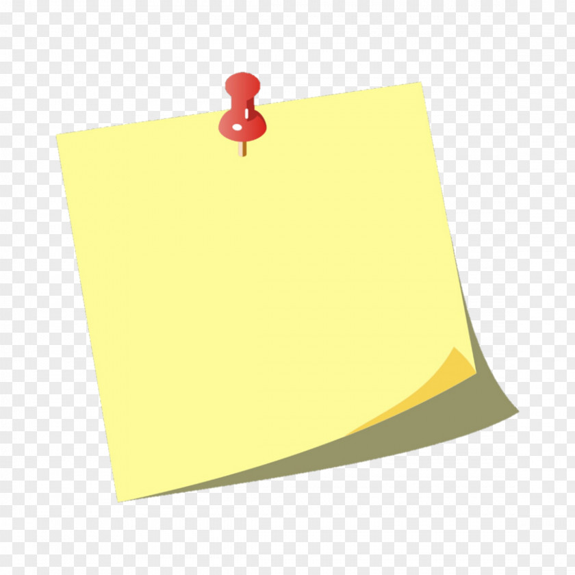 Post It Note Sticker Post-it Paper Drawing Pin Clip Art PNG