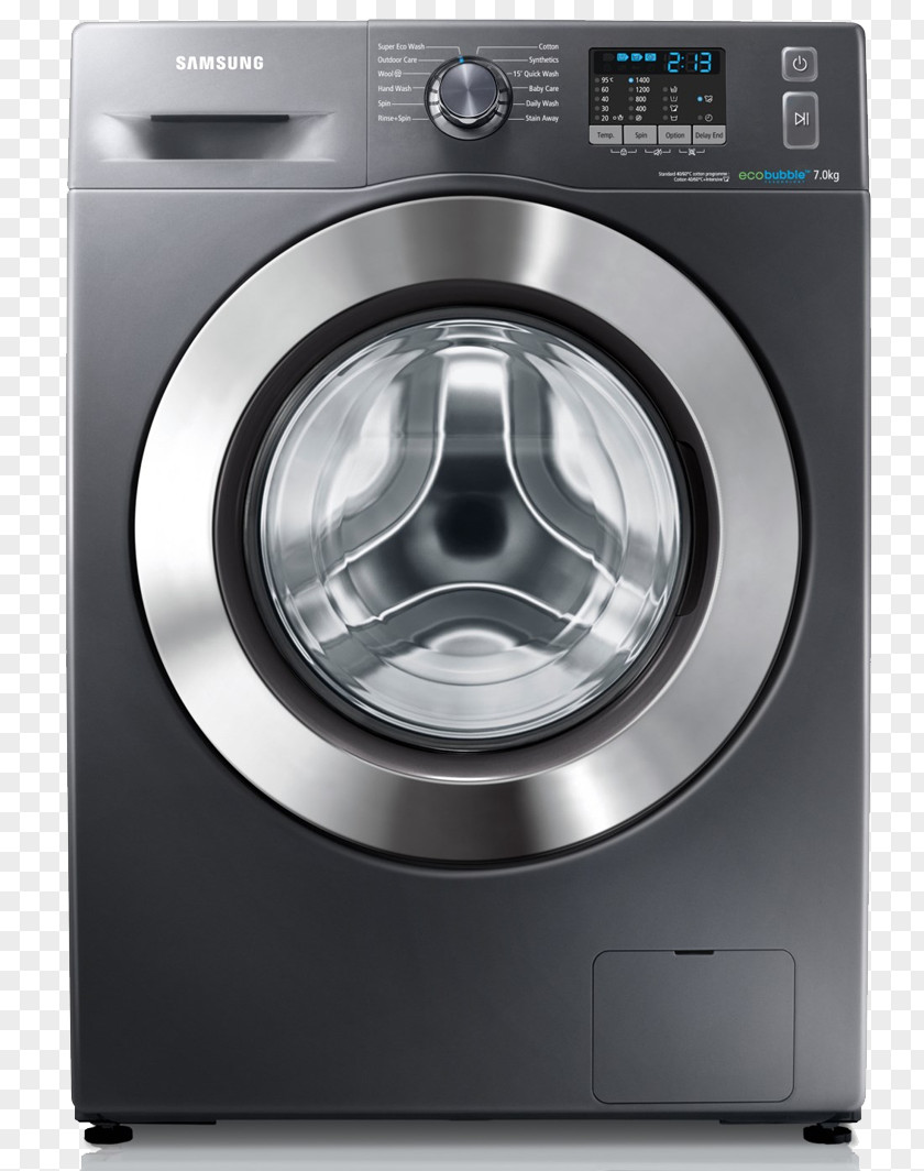 Samsung Washing Machines WF80F5E2W4 Clothes Dryer PNG