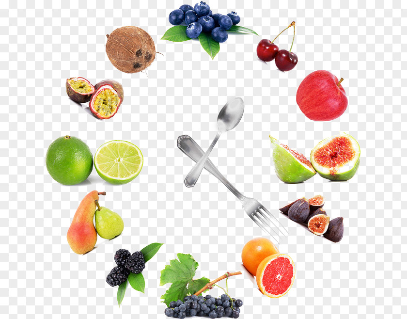 Fruit Clock Organic Food Vegetable Clip Art PNG