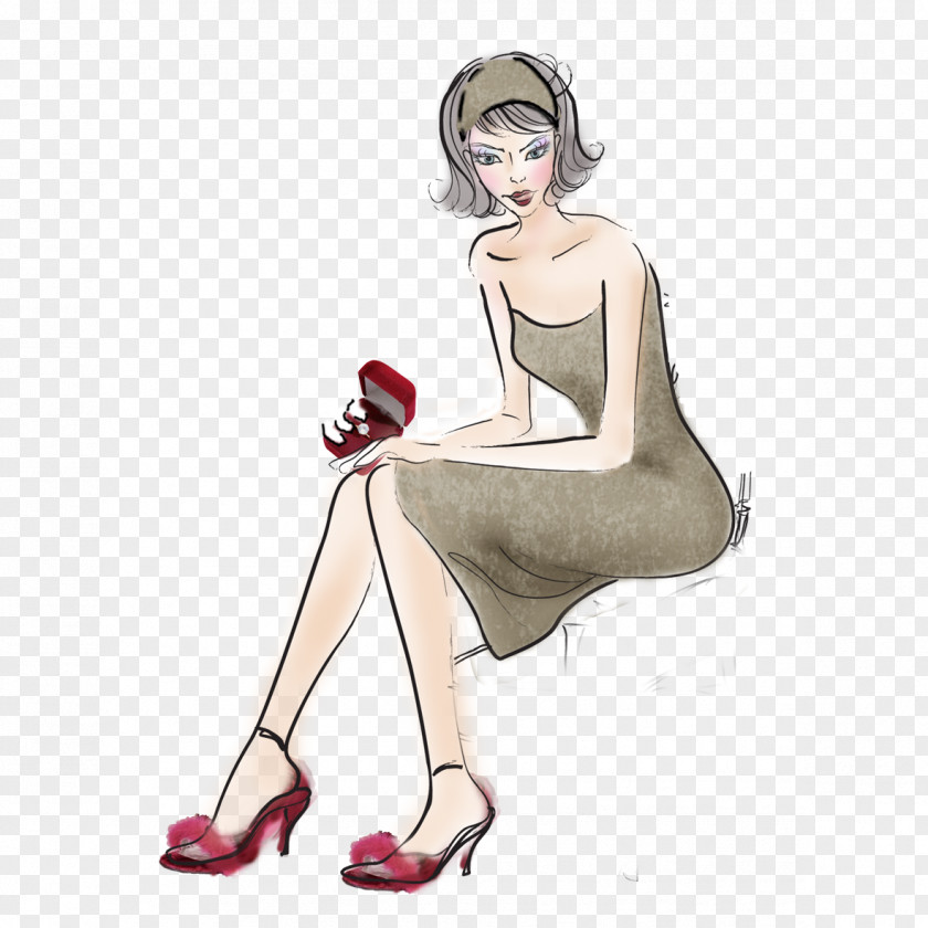 High Heels Beauty Woman Illustration PNG