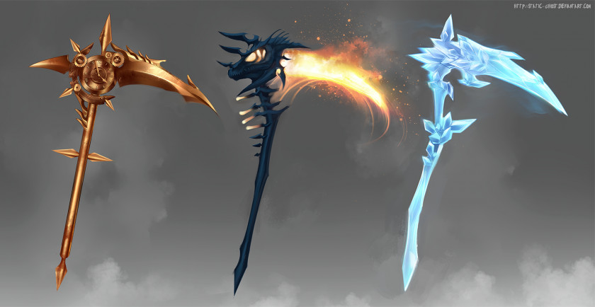 Icicles World Of Warcraft RuneScape Scythe Weapon Fantasy PNG