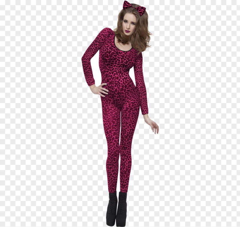 Leopard Animal Print Bodysuit Costume Party PNG
