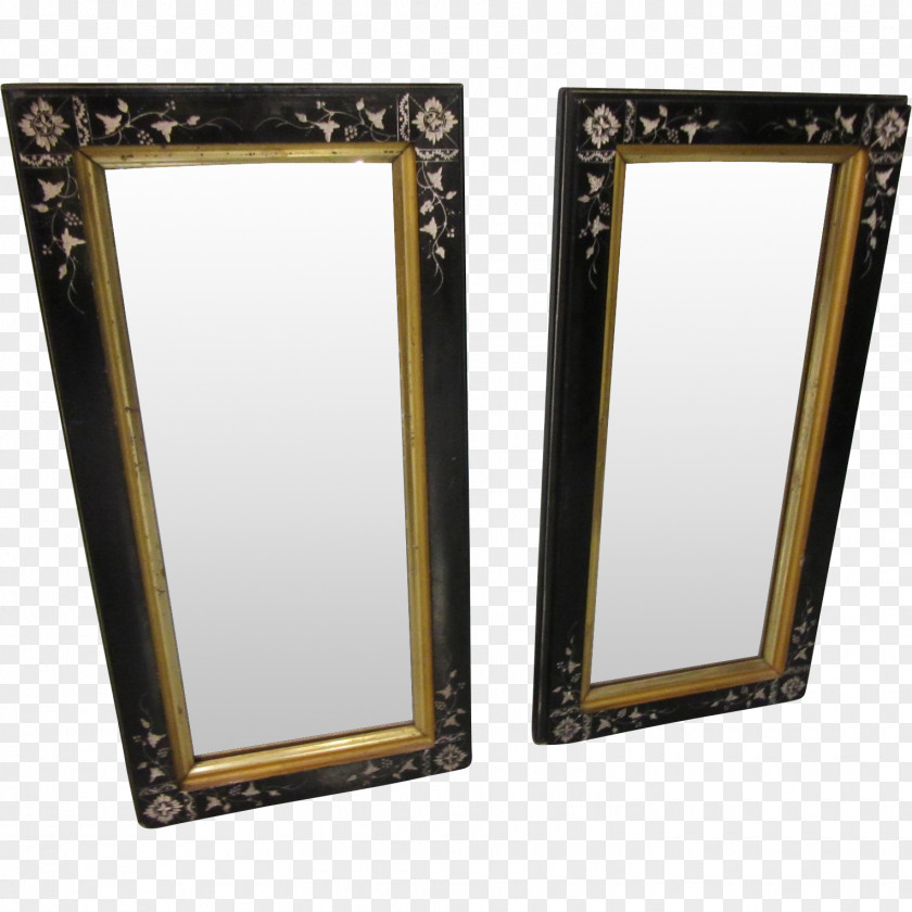 Mirror Picture Frames Image Gold PNG