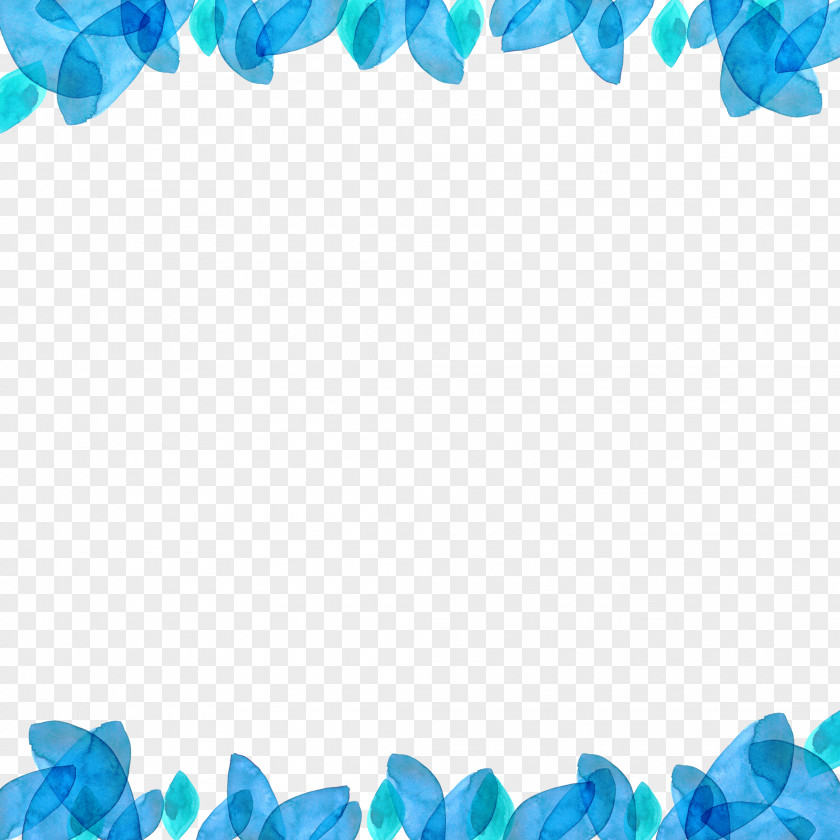 Vector Blue Border Environmental Protection Cartoon Illustration PNG