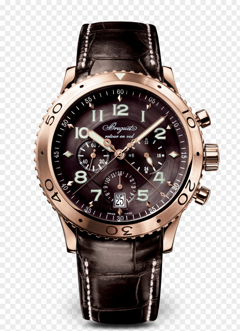 Watch Breguet Flyback Chronograph Baselworld Jewellery PNG