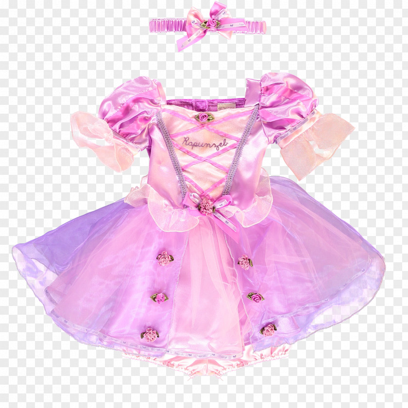 Baby Rapunzel Disney Princess Dress Costume Gown PNG