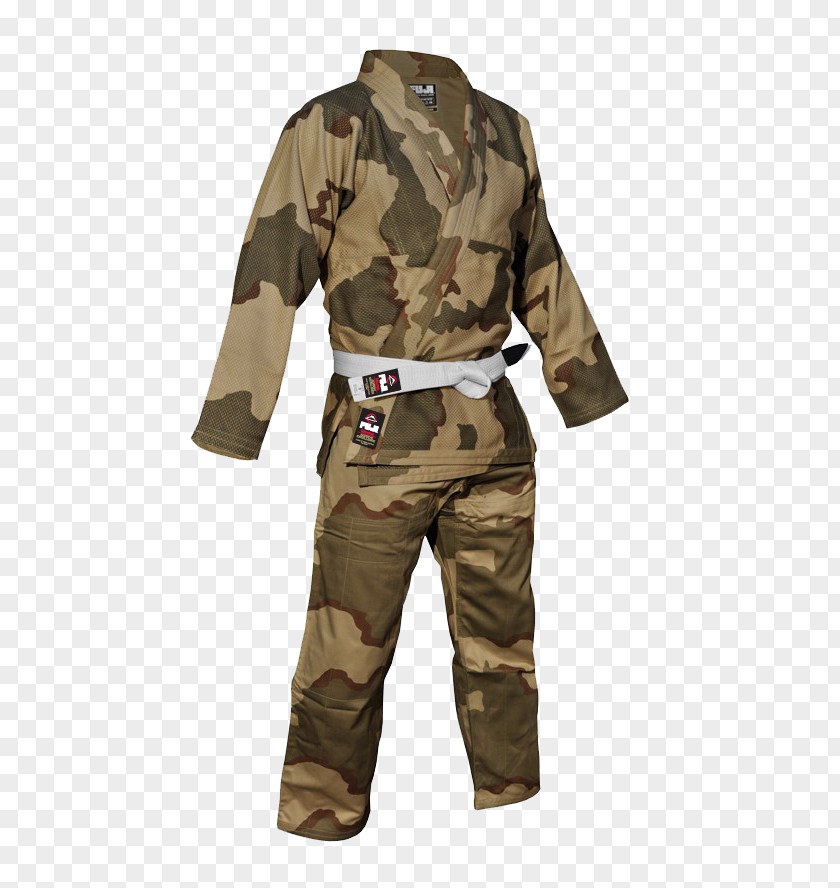 Military Uniform Camouflage Karate Gi PNG
