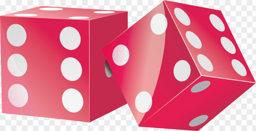 Vector Painted Two Dice Yahtzee Gambling PNG