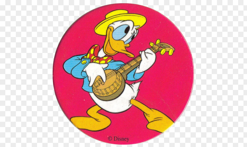 Donald Duck Character Banjo Illustration PNG
