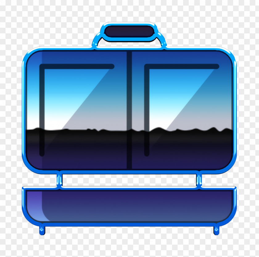 Travel Electric Blue Cooking Icon Kitchen Accessory PNG