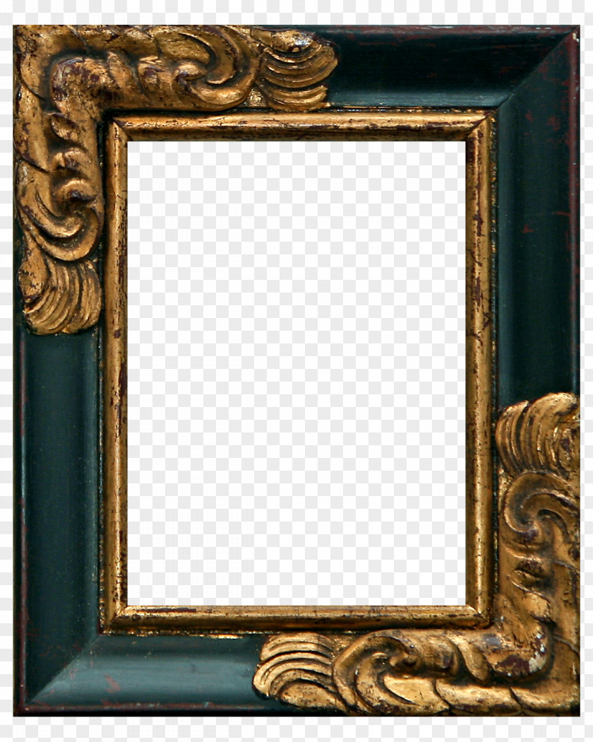 Gold Frame Texture 2 Baroque Picture Frames Art Painting PNG