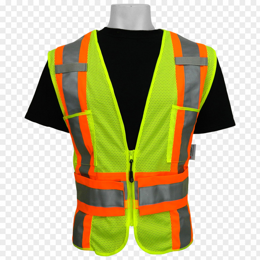 Safety Vest Gilets High-visibility Clothing Sleeve PNG