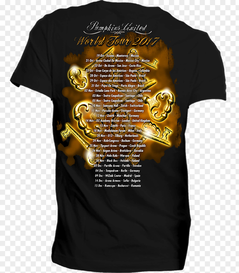 T-shirt Pumpkins United World Tour 2017/2018 Helloween Future PNG