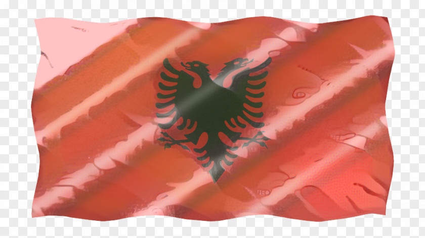 Textile Orange Flag Background PNG