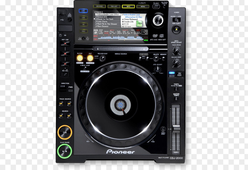Turntable CDJ-2000 Pioneer DJM 900 Nexus PNG