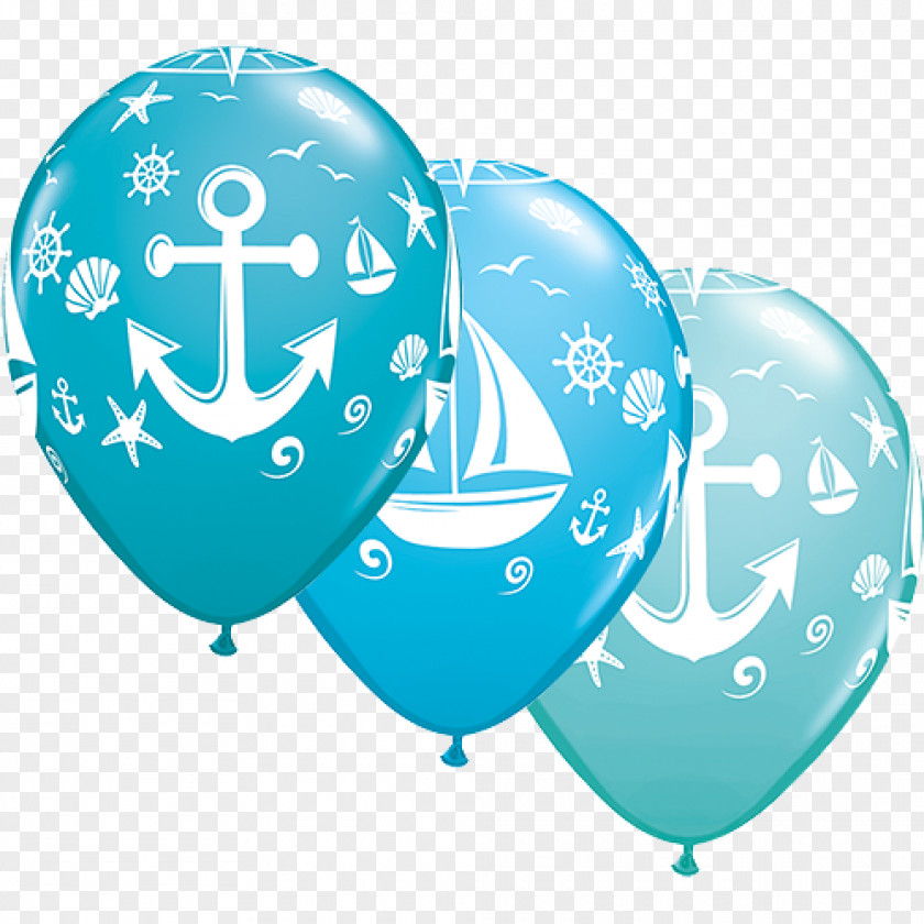 Balloon Sailor Party Baby Shower Seamanship PNG