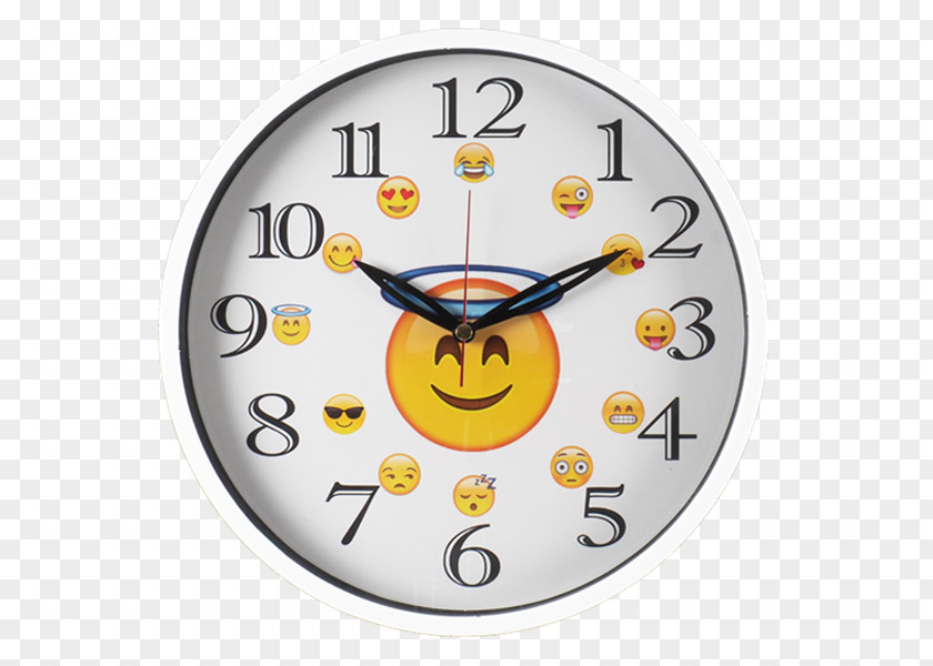 Clock Smiley Screen Printing Mechanism Emoji PNG