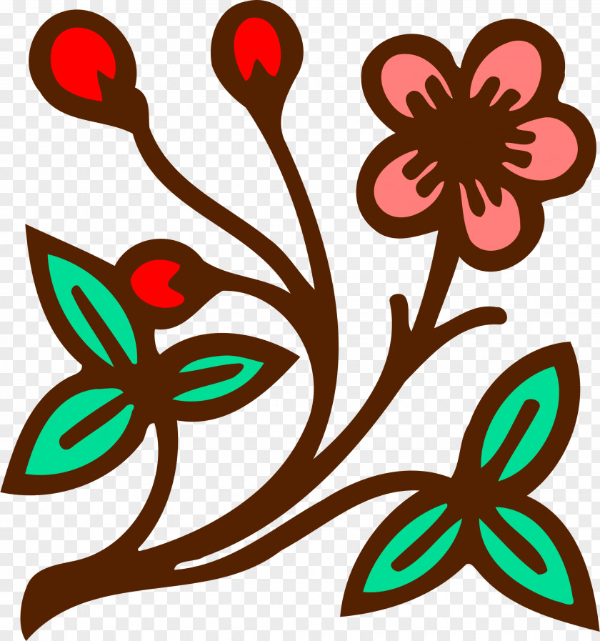 Flower Floral Design Clip Art Embroidery Image PNG
