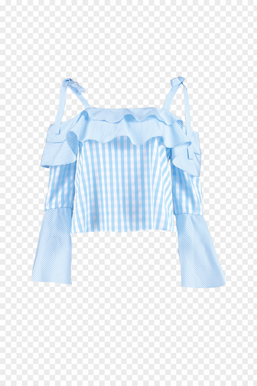 Gingham Electric Blue Cobalt Shoulder Clothes Hanger PNG