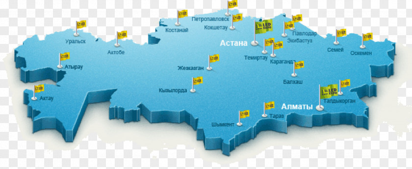 Map Almaty Astana Information PNG