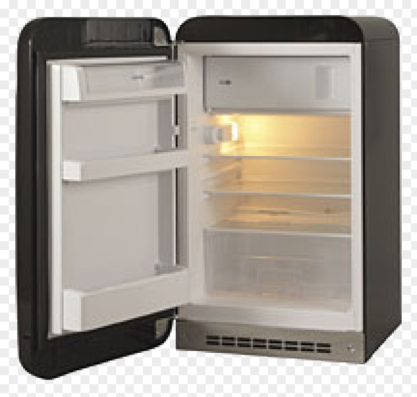 Mini Fridge Refrigerator Smeg 50s Style FAB10 Freezers PNG