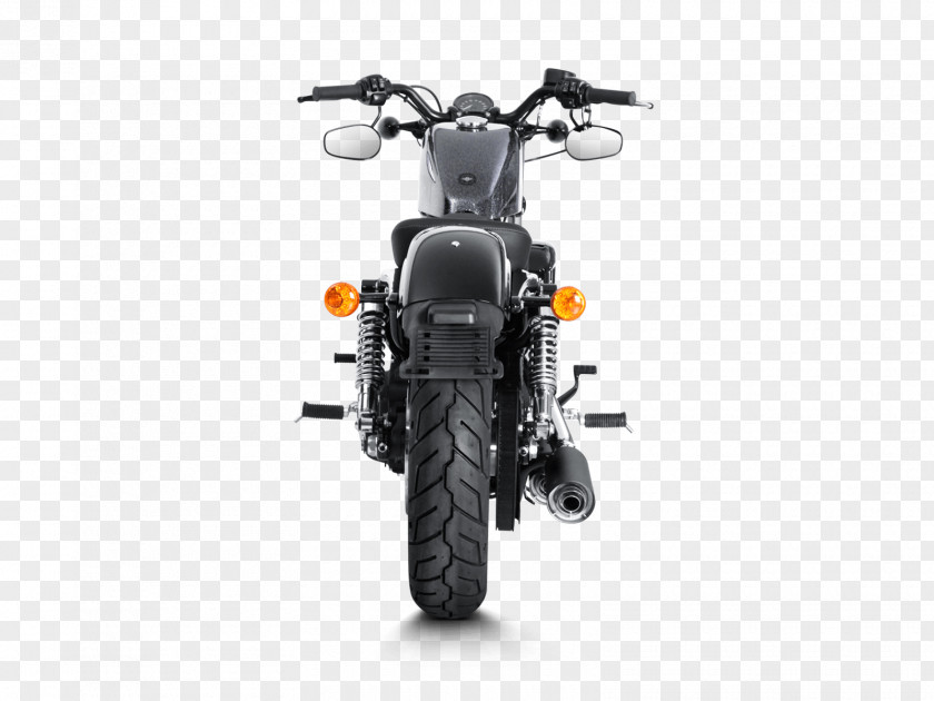 Motorcycle Exhaust System Harley-Davidson Sportster XL 883N Iron Akrapovič PNG