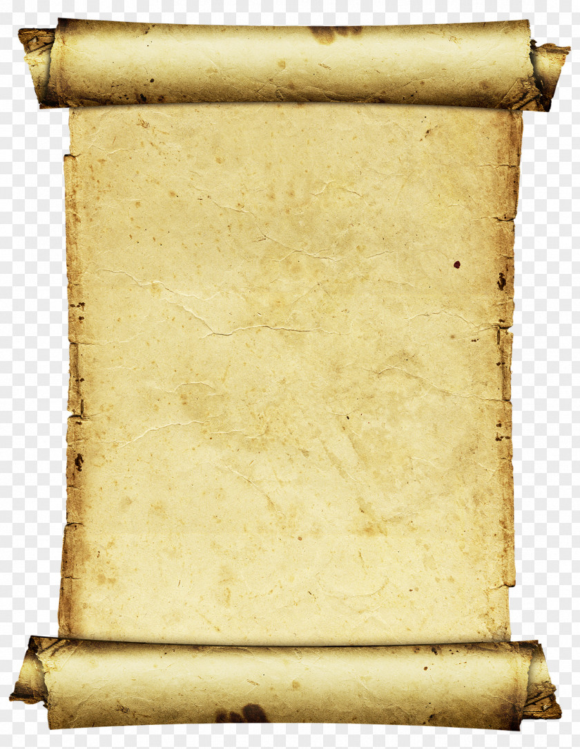 Old Letter Paper Parchment Clip Art Scroll PNG