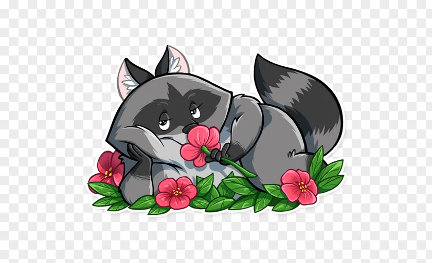 Raccoons Whiskers Sticker Telegram PNG