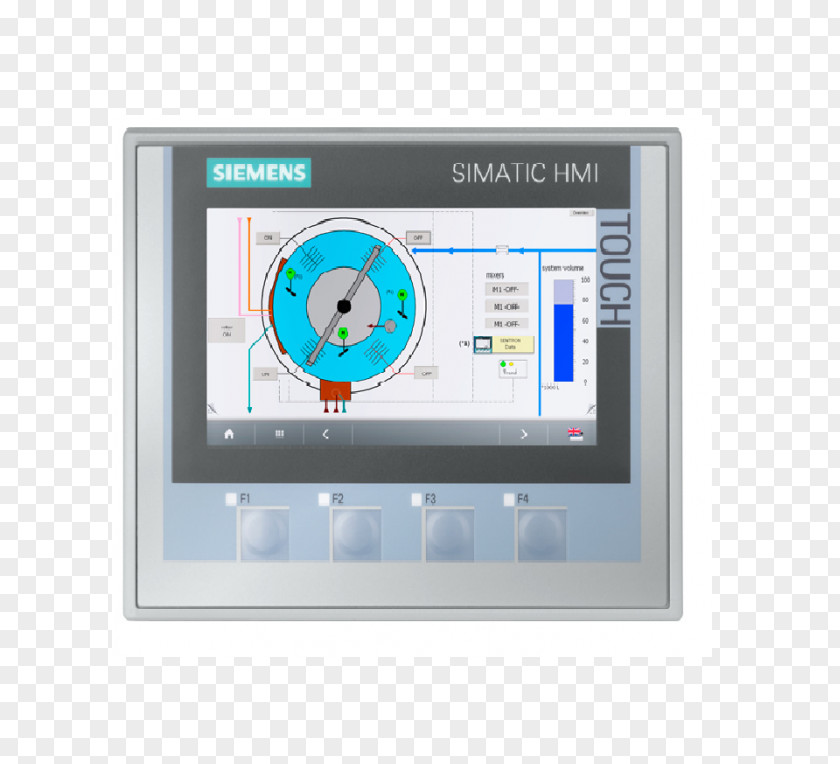 Hmi Display Device SIMATIC Siemens User Interface Touchscreen PNG