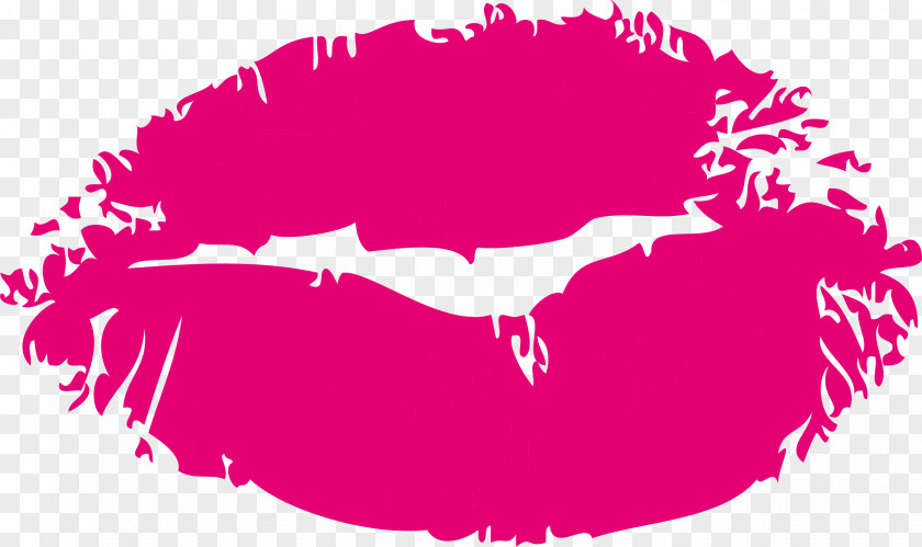 Pink Lips Lip Kiss Tattoo Illustration PNG