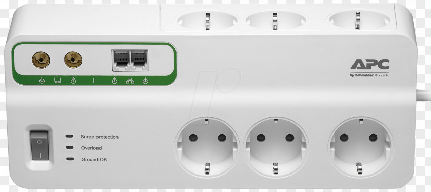 Ups APC By Schneider Electric UPS Surge Protector Schuko AC Power Plugs And Sockets PNG
