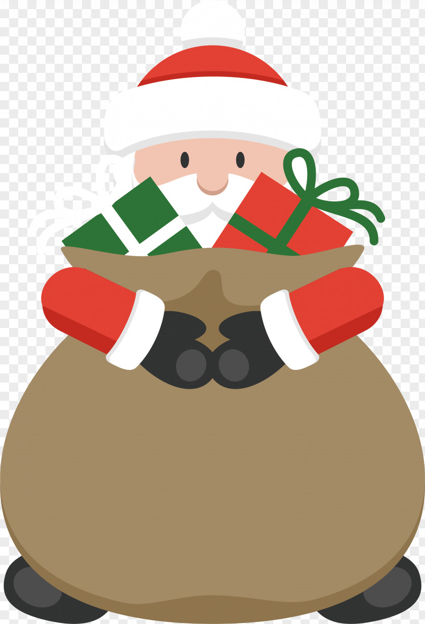 Bail Hay Santa Claus Christmas Day Vector Graphics Image PNG