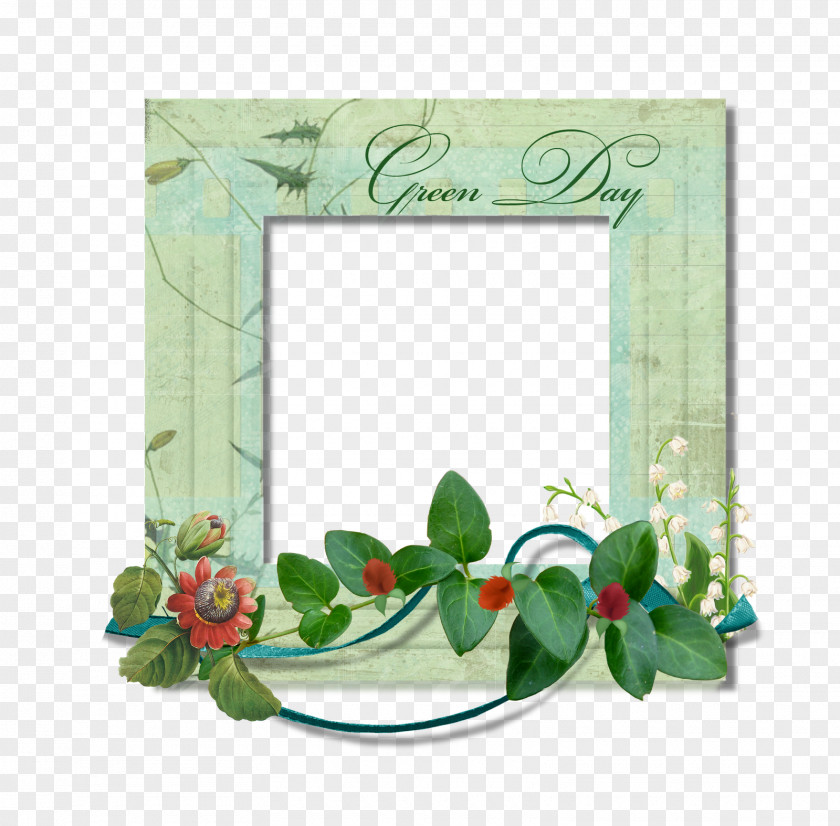 Floral Frame Drawing Watercolor Painting PNG