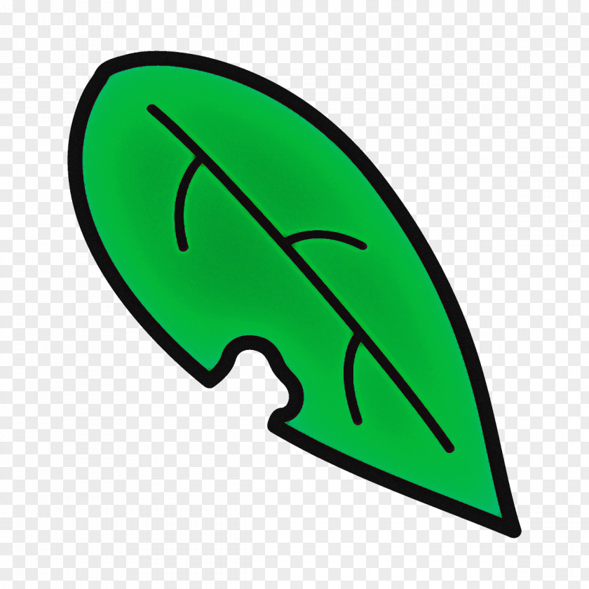 Green Fin Symbol Logo PNG