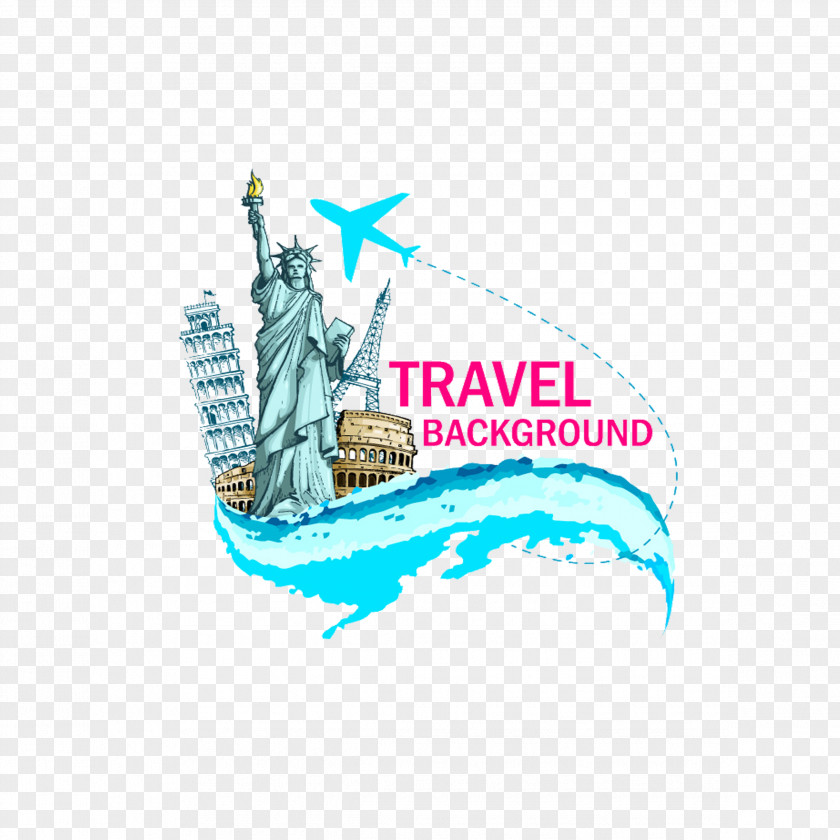 Portrait Of The Statue Liberty World Globe Travel PNG