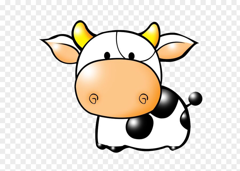 A Cow Cartoon Download Illustration PNG