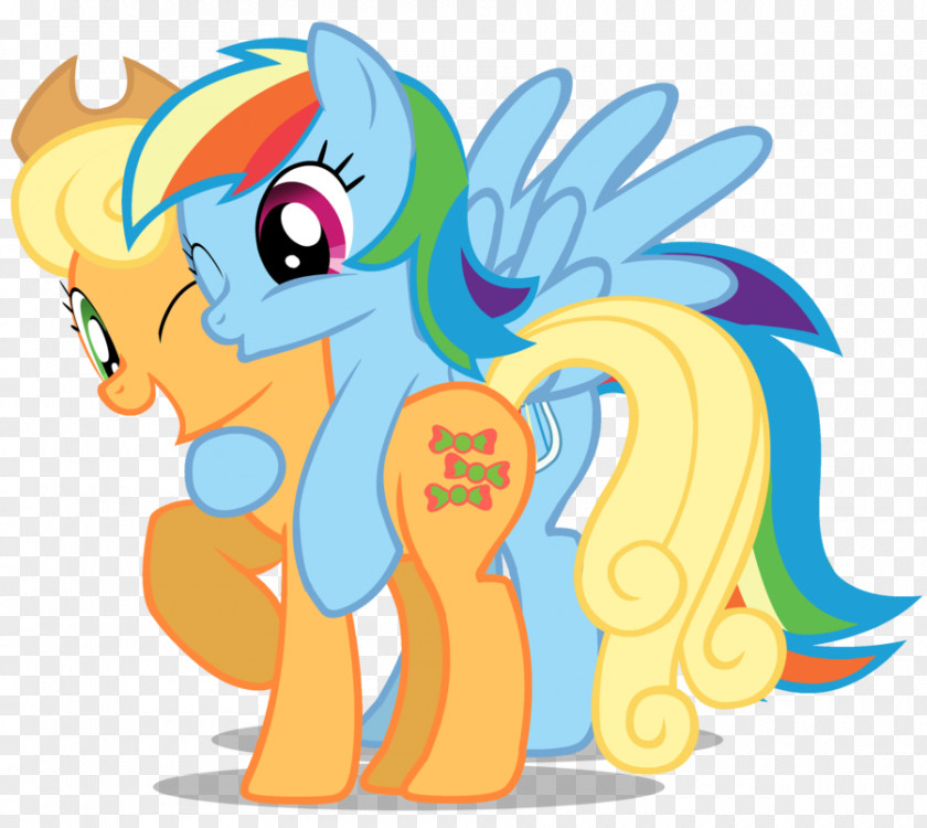 Apple Applejack Pony Rainbow Dash Pinkie Pie PNG