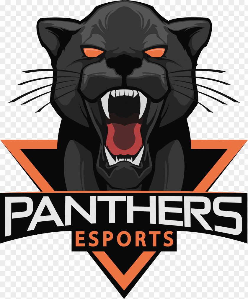 Black Panther Animal Counter-Strike: Global Offensive Logo Whiskers Electronic Sports PNG