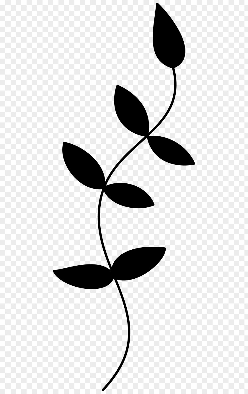 Clip Art Leaf Plant Stem Pattern Silhouette PNG