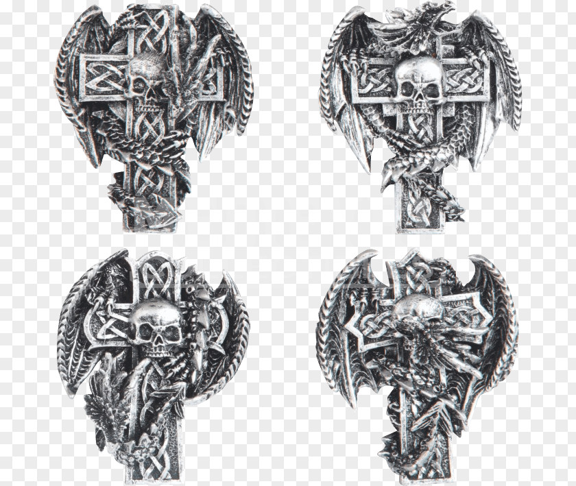 Gothic Celtic Cross Dragon Symbol Celts Abziehtattoo PNG
